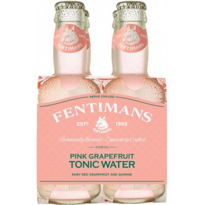Fentimans Pink Grapefruit Tonic Water x 4 x 200 ml