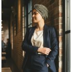 Ebbie bavlněný turban-twist LEOPARD – Sleviste.cz