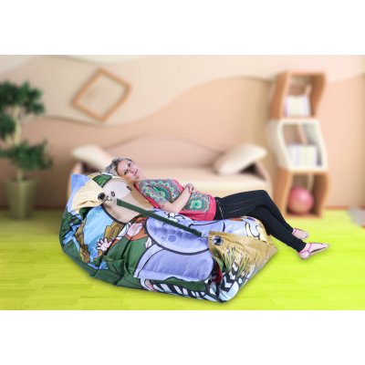 BeanBag 189x140 Africa s popruhy