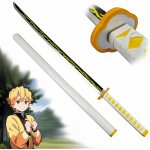 CHZ Měkčená Nichirin Katana ZENITSU AGATSUMA Demon Slayer – Zboží Dáma