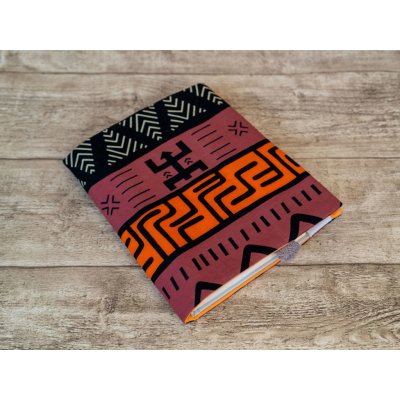 Látkový obal na knihu Africké ornamenty – Zboží Dáma