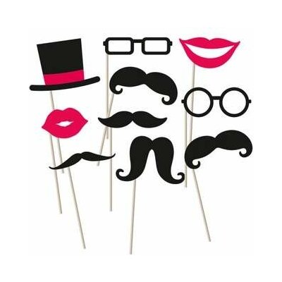 Rekvizity do fotokoutku - Knírky – Zboží Dáma