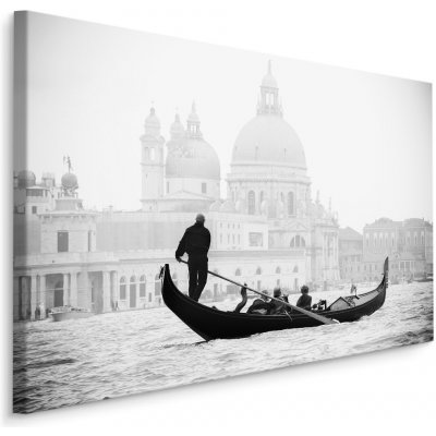 Plátno Obraz Benátky v černobílé Varianta: 30x20 – Zboží Mobilmania