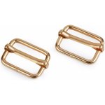 Prima-obchod Posunovač na popruhy šíře 20 mm, barva 6 růžové zlato – Hledejceny.cz