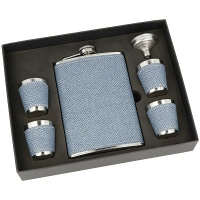 Placatka s pohárky sada PVC 8oz modrá – Zboží Mobilmania