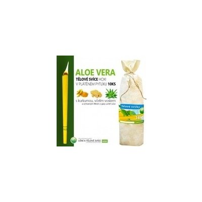 HOXI Tělové svíce s Aloe Vera 10 ks – Zbozi.Blesk.cz