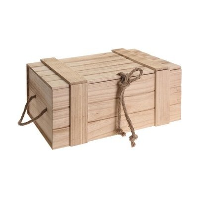 Homestyling KO-KR2002560 Úložný box dřevěný sada 3 ks