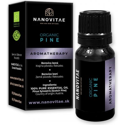 Nanovitae Borovice esenciální olej Organic quality 10 ml – Hledejceny.cz