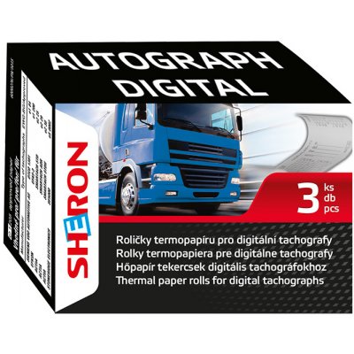 Termopapír do digitálních tachografů 3 ks SHERON – Zboží Živě