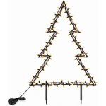 Nej-koberce Kovový vánoční stromeček 150 LED 62×54 cm – Hledejceny.cz