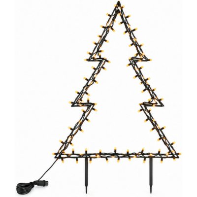 Nej-koberce Kovový vánoční stromeček 150 LED 62×54 cm – Hledejceny.cz