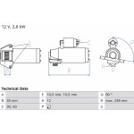 Startér BOSCH 0 986 027 230 – Zboží Mobilmania