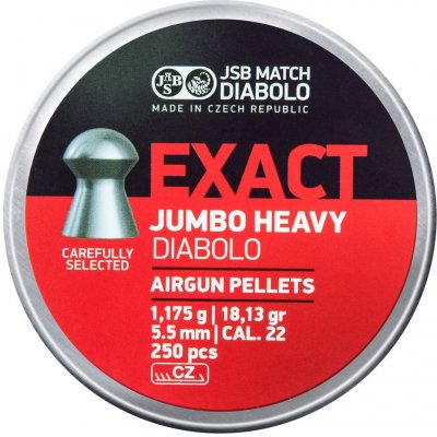 JSB Exact Jumbo Heavy - 1,175 g / 5,520 mm / 250 kusů diabolek – Sleviste.cz