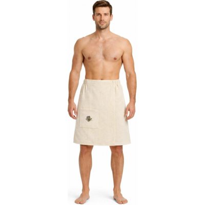EVEI - Kilt do sauny pánsky 55 x 150 cm krémová – Sleviste.cz