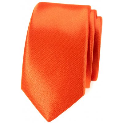 Avantgard kravata Lux Slim 571 9025 Oranžová – Zboží Mobilmania