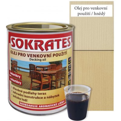 Sokrates decking oil 2 l hnědý – Zbozi.Blesk.cz