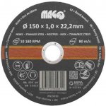 Magg Řezný kotouč na nerez 150 x 1,0 x 22,2 mm RN15010 – Zboží Dáma