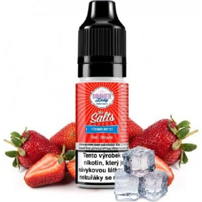 Dinner Lady Nic. Salts Strawberry Ice 10 ml 20 mg – Zboží Mobilmania