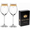 Sklenice Rona Celebration Royal Gold sklenice na bílé víno s krystaly Swarovski 2 x 360 ml