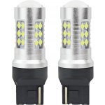 LED žárovky CANBUS 3030 24SMD T20 7440 W21W Bílá 12V 24V AMIO-01173 – Hledejceny.cz