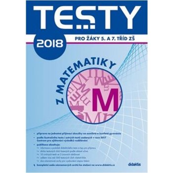Testy 2018 z matematiky pro žáky 5. a 7. tříd ZŠ
