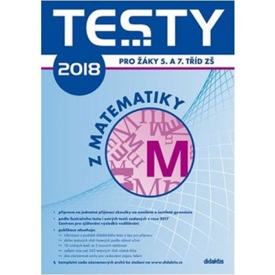 Testy 2018 z matematiky pro žáky 5. a 7. tříd ZŠ – Zboží Mobilmania