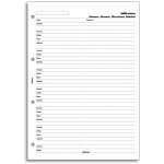 Filofax Adresář náplň A4 k diářům 20 listů – Zboží Živě
