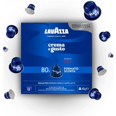 Lavazza Crema e Gusto Alu Kapsle do Nespresso 80 kusů