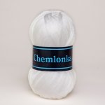 Pletací / háčkovací příze Ariadne CHEMLONKA 001 bílá, jednobarevná, 50g/250m – Hledejceny.cz