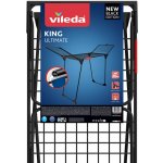 VILEDA King sušák černý 20 m 174096 – Zboží Dáma