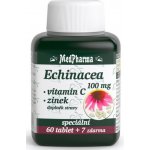 MedPharma Echinacea 100 mg + vitamin C + zinek 67 tablet – Hledejceny.cz