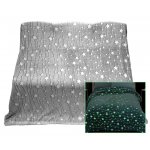 HomeLife Svítící deka hvězdy 150x200 – Hledejceny.cz