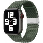 AW Pletený řemínek na Apple Watch s přezkou - Army green Šířka uchycení řemínku: 42/44/45/49mm, Army Green IR-PTRAW-13 – Sleviste.cz