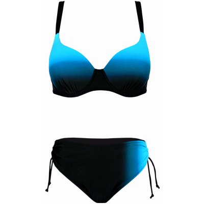 Adriena Blue dámské dvoudílné plavky s výztuží S1163A modrá – Zboží Dáma