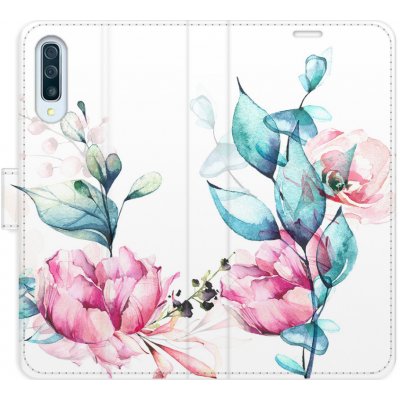 Pouzdro iSaprio Flip s kapsičkami na karty - Beautiful Flower Samsung Galaxy A50 – Zbozi.Blesk.cz