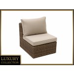 DEOKORK Ratanový středový díl BORNEO LUXURY hnědá – Zboží Mobilmania