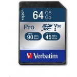 Verbatim Pro U3 SDXC 64 GB 47022 – Zboží Mobilmania