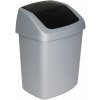 Koš Curver SWING BIN 10L Odpadkový koš 24,6 x 19,8 x 37,3 cm šedý 03984-373