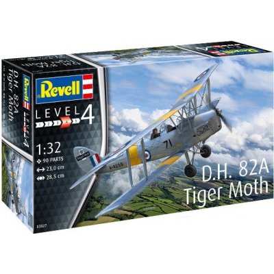Revell Letadlo D.H. 82A Tiger Moth 1:32 – Zboží Mobilmania