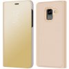 Pouzdro a kryt na mobilní telefon Pouzdro JustKing zrcadlové pokovené Samsung Galaxy A8 Plus 2018 - zlaté