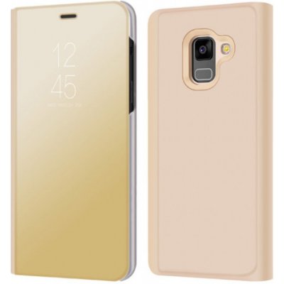 Pouzdro JustKing zrcadlové pokovené Samsung Galaxy A8 Plus 2018 - zlaté – Zbozi.Blesk.cz