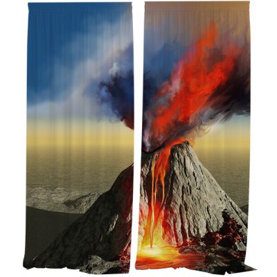 IMPAR Závěsy Sopka (Rozměr : 140x250, Materiál: Interlock) – Hledejceny.cz