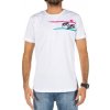 Pánské Tričko Rip Curl BRASH STCK S/S TEE Optical White