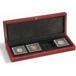 LEUCHTTURM QUADRUM Etue VOLTERRA na mince v bublinkách mahagonové Počet kapes 4 – Hledejceny.cz