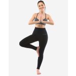 EcoBamboo SPORT dlouhé legíny s vysokým pasem černé – Zboží Dáma