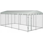 zahrada-XL Venkovní psí kotec se střechou 800 x 400 x 230 cm – Zboží Dáma