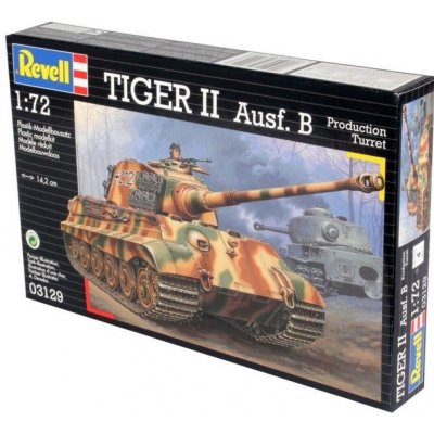Revell Model Kit Plastic tank 03129 Tiger II Ausf. B 1:72 – Zboží Dáma