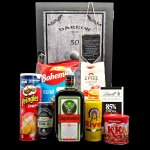 Trezor dárková bedna s potiskem Jägermeister a dobroty – Zboží Dáma