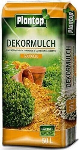 Nohel garden Mulč kůrový PLANTOP dekorační žlutý 50 l