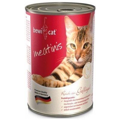 Bewi Cat Meatinis DRŮBEŽ 6 x 0,4 kg